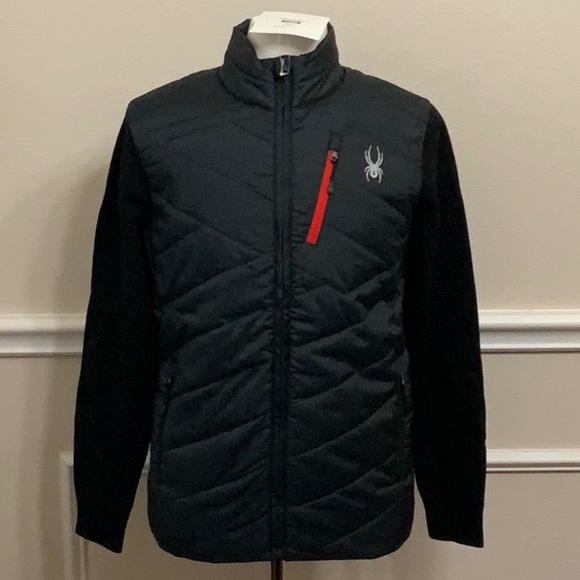 Spyder DOLOMITE SWEATER - Blk/red - Picture 1 of 15